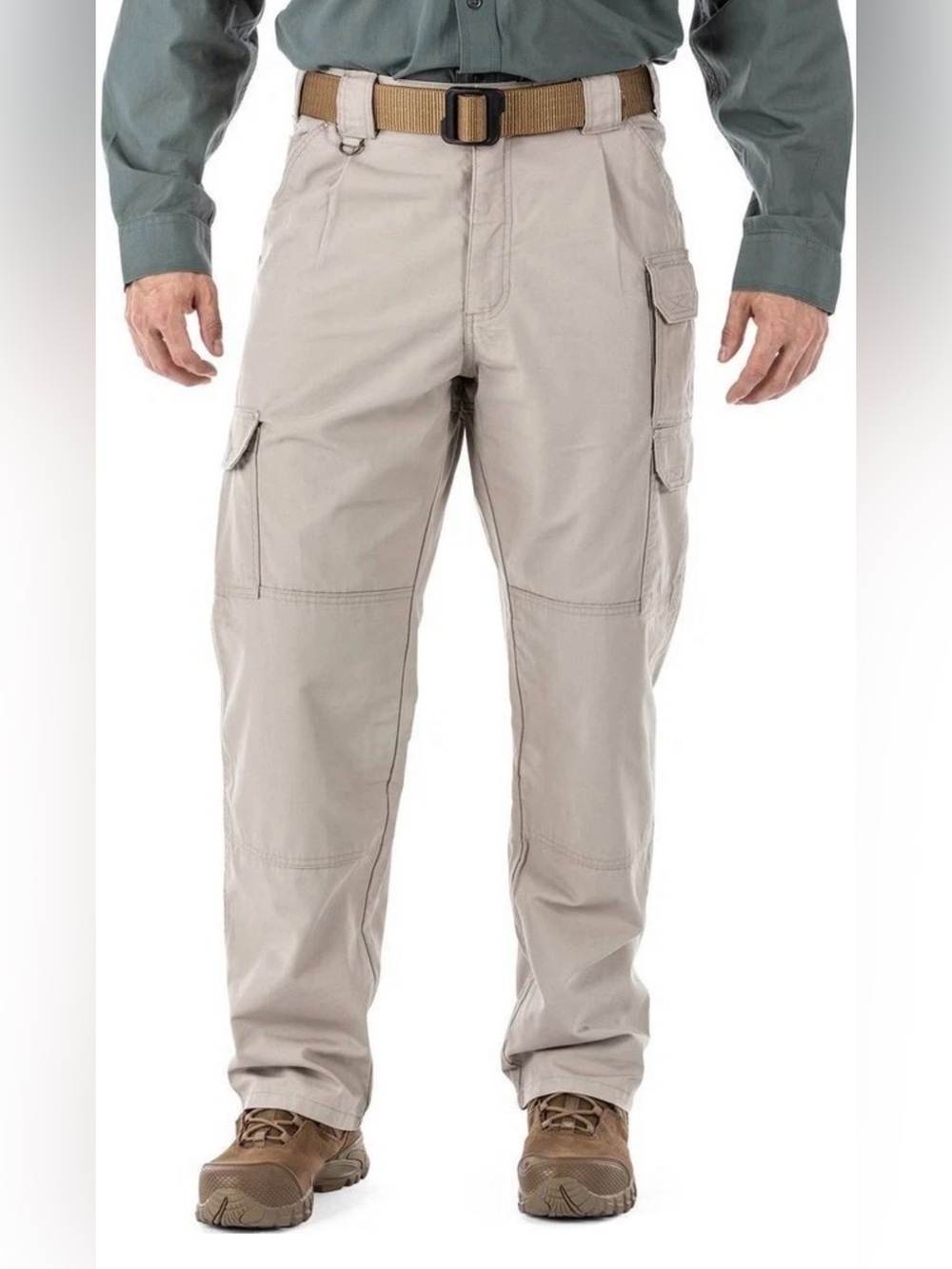 5.11 Tactical Series Mens Cargo Pants 44x32 Tan 7 Pocket Action waistband
